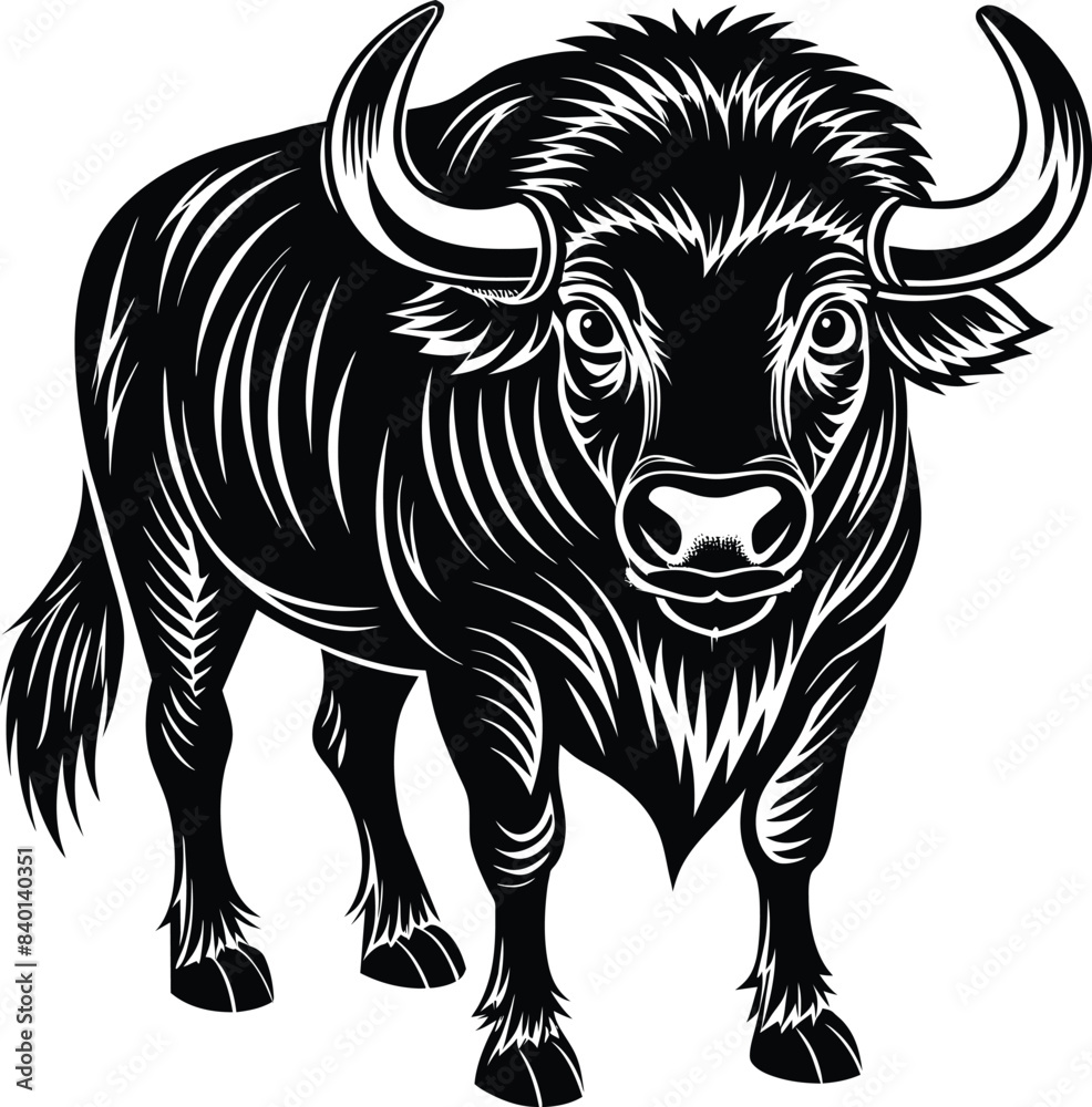 Fototapeta premium illustration of a rhinoceros