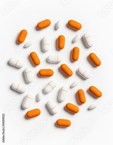 a group of pills sitting on top of each other