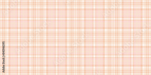 Scratch pattern texture check, tradition tartan vector seamless. Short background fabric plaid textile in light and orange colors.