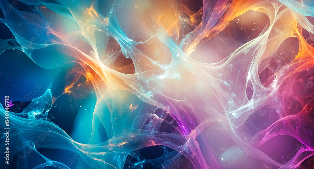 Fototapeta premium Abstract Colorful Swirls