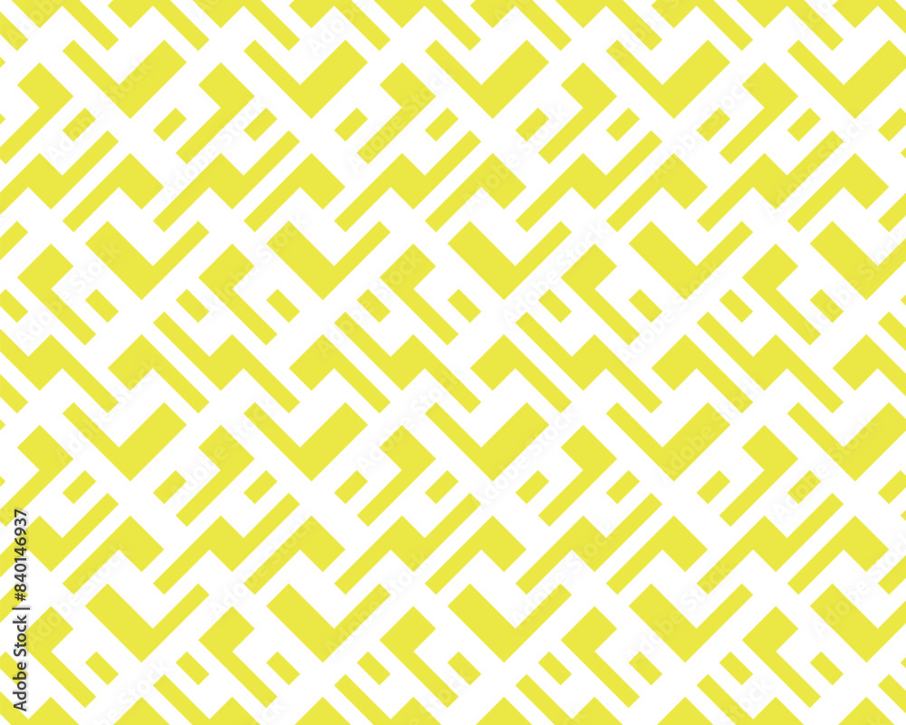 Abstract geometric pattern with stripes, lines. Seamless vector background. White and yellow ornament. Simple lattice graphic design Abstract geometric pattern with stripes, lines. Seamless vector background. White and yellow ornament. Simple lattice graphic design