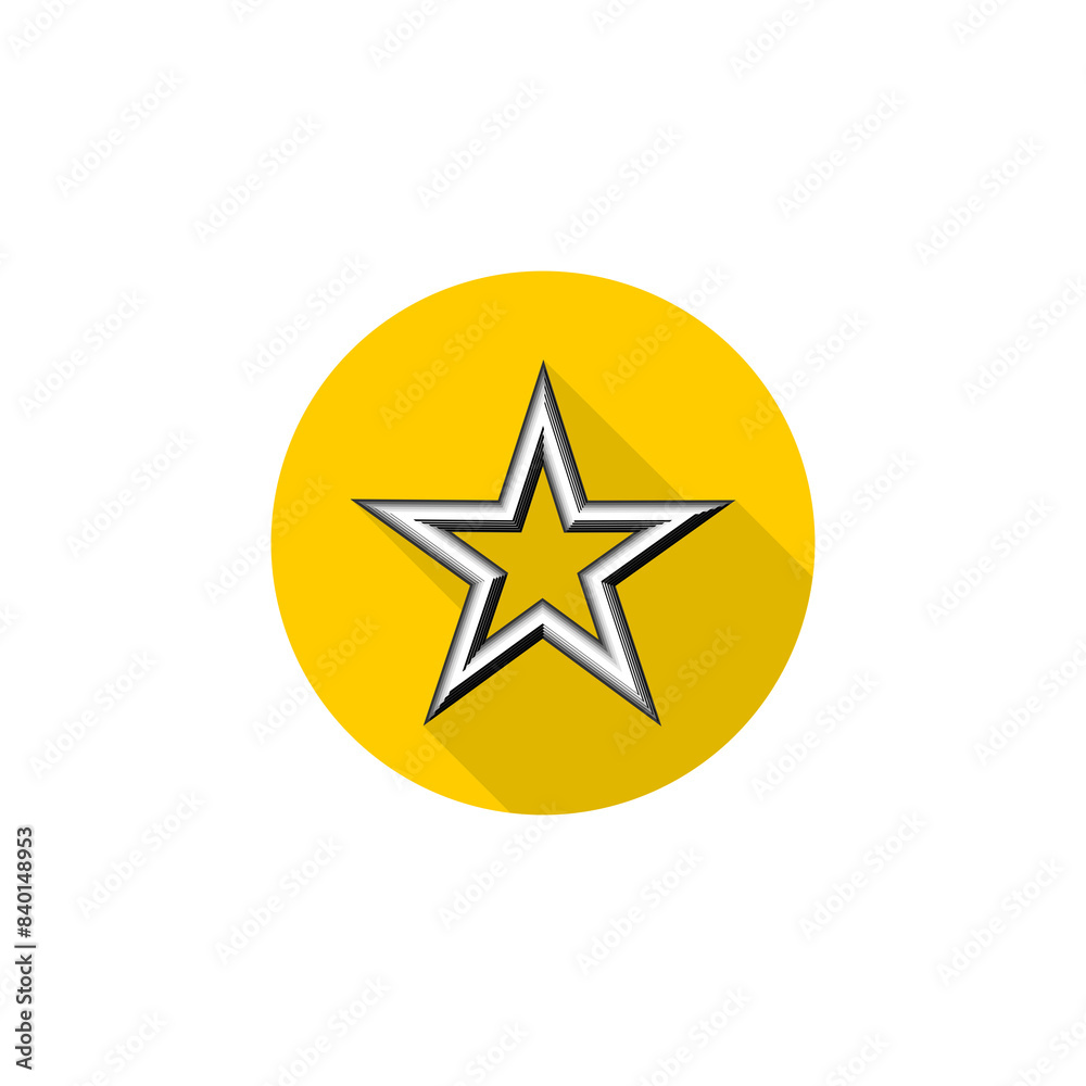Star logo icon isolated on transparent background Star logo icon isolated on transparent background