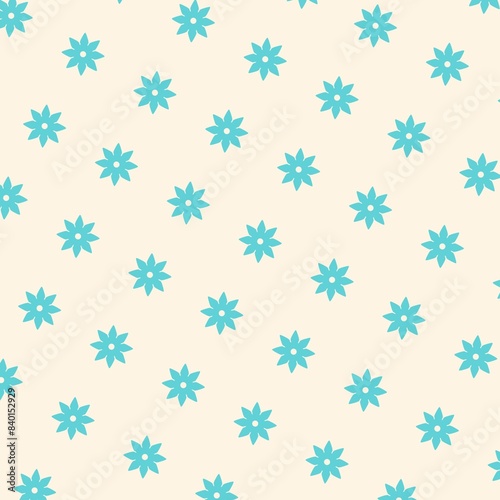 seamless pattern with snowflakes