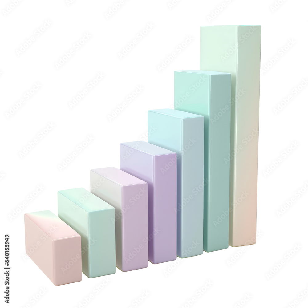 Pastel color bar chart with rectangular bars on transparent background clipart
Pastel color bar chart with rectangular bars on transparent background clipart