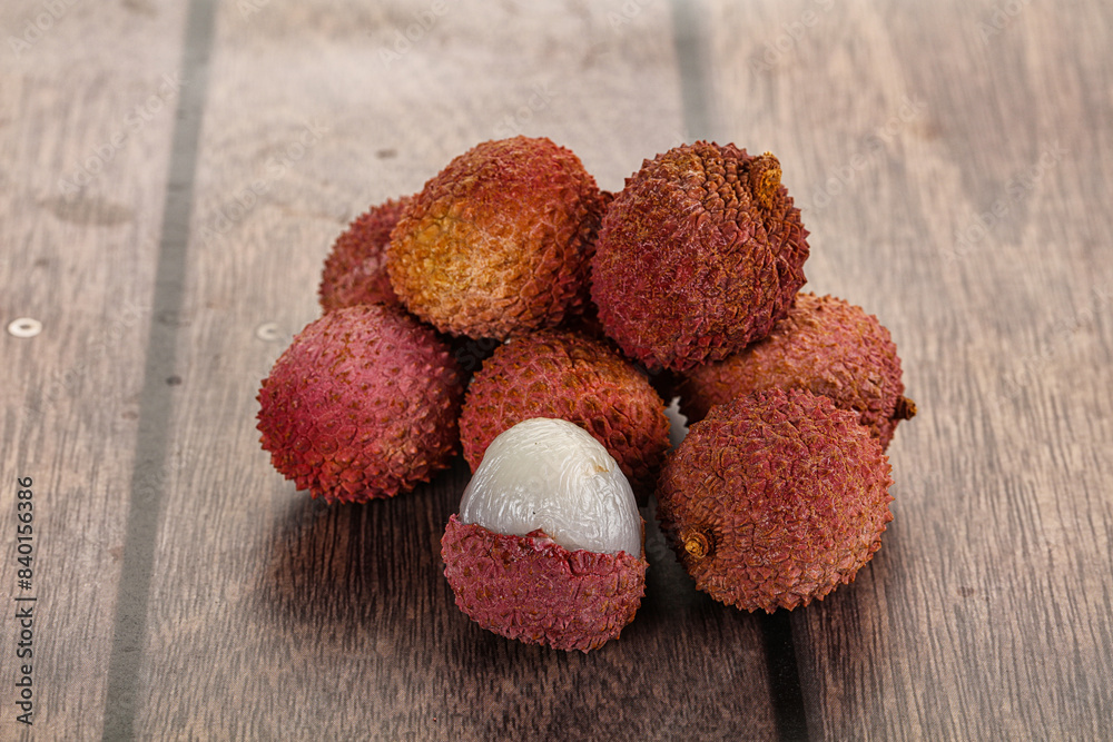 Sweet tasty tropical fruit Lychee Sweet tasty tropical fruit Lychee
