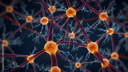 Showcase the process of neurogenesis in the brain photo