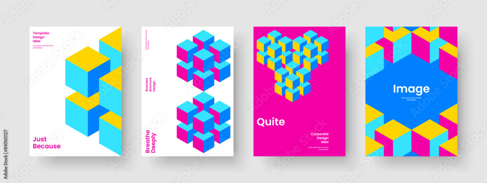 Obraz premium Creative Brochure Template. Isolated Background Layout. Abstract Poster Design. Business Presentation. Flyer. Report. Book Cover. Banner. Advertising. Brand Identity. Notebook. Leaflet. Magazine