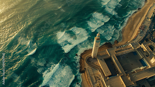 The Hassan II Mosque in Casablanca Morocco