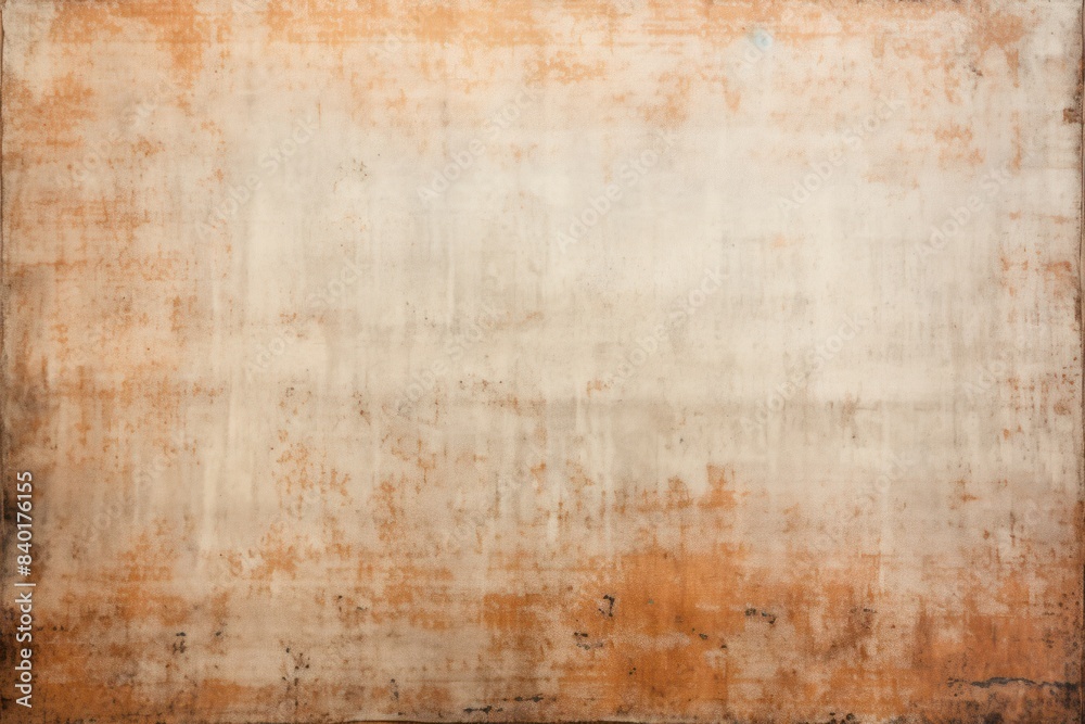 Fototapeta premium vintage rug with a faded pattern, isolated on a white background.