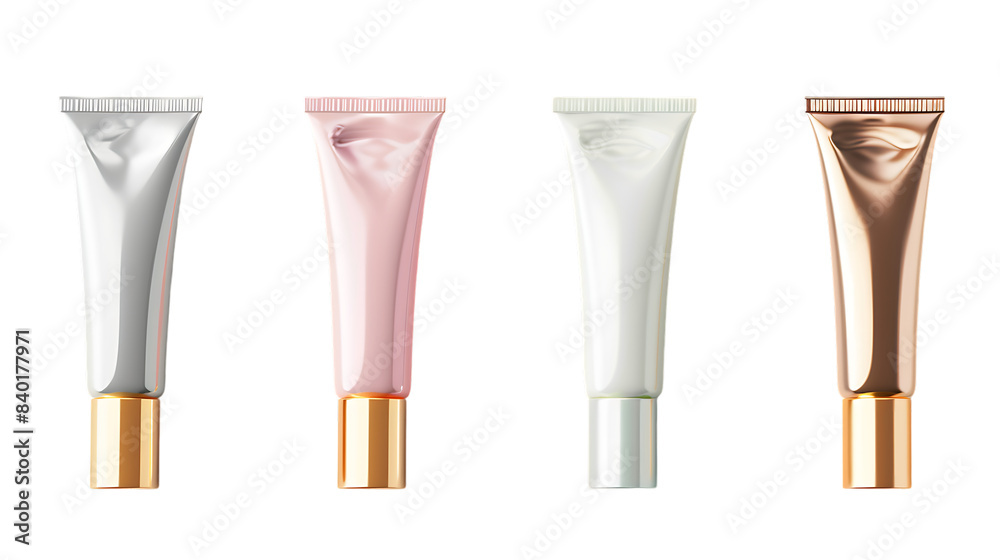 cosmetic tubes isolated on transparent background cosmetic tubes isolated on transparent background