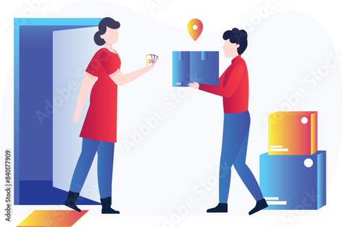 Cash On Delivery,Vector Icon which can easily modify or edit