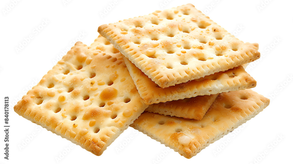 Cracker isolated on transparent background Cracker isolated on transparent background