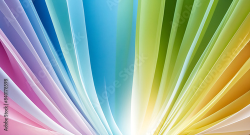 Abstract Colorful Stripes Background