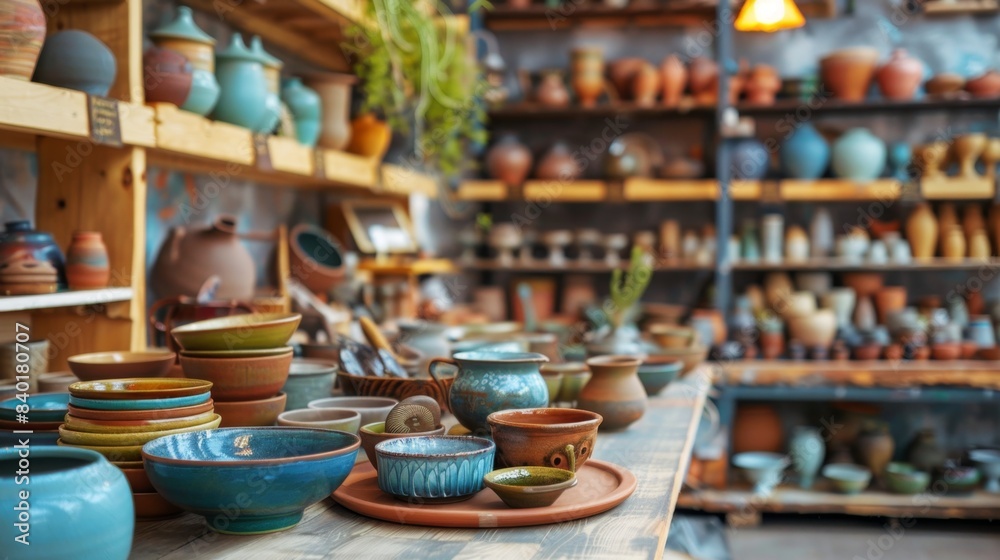 Artisanal Elegance Pottery Gallery Showcase with Business Cards Wheels and Kilns Crafted Creations Await Artisanal Elegance Pottery Gallery Showcase with Business Cards Wheels and Kilns Crafted Creations Await