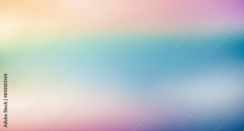 Obraz premium Abstract Blurred Gradient Background in Pastel Colors