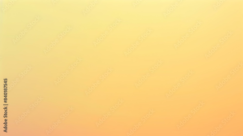 Gradient of a light to saffron banner