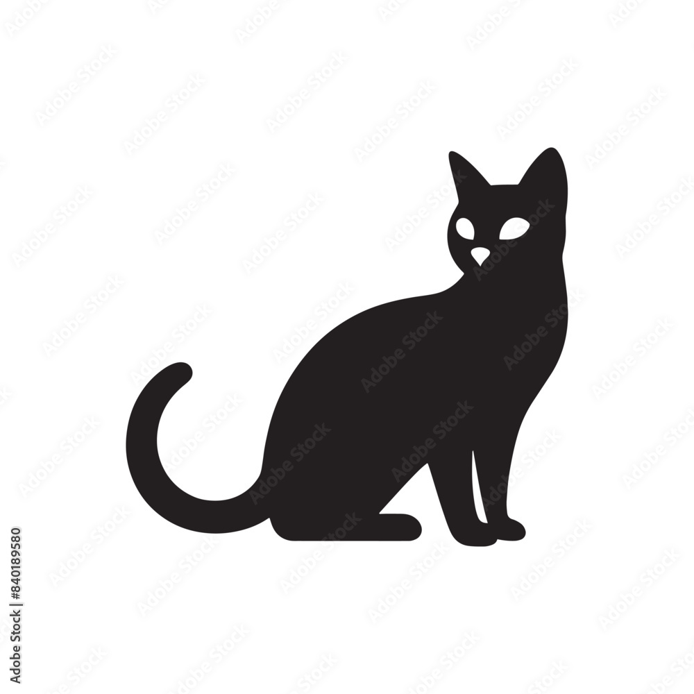 Cat Silhouette in Profile - A Timeless Classic for Art and Design
Cat Silhouette in Profile - A Timeless Classic for Art and Design