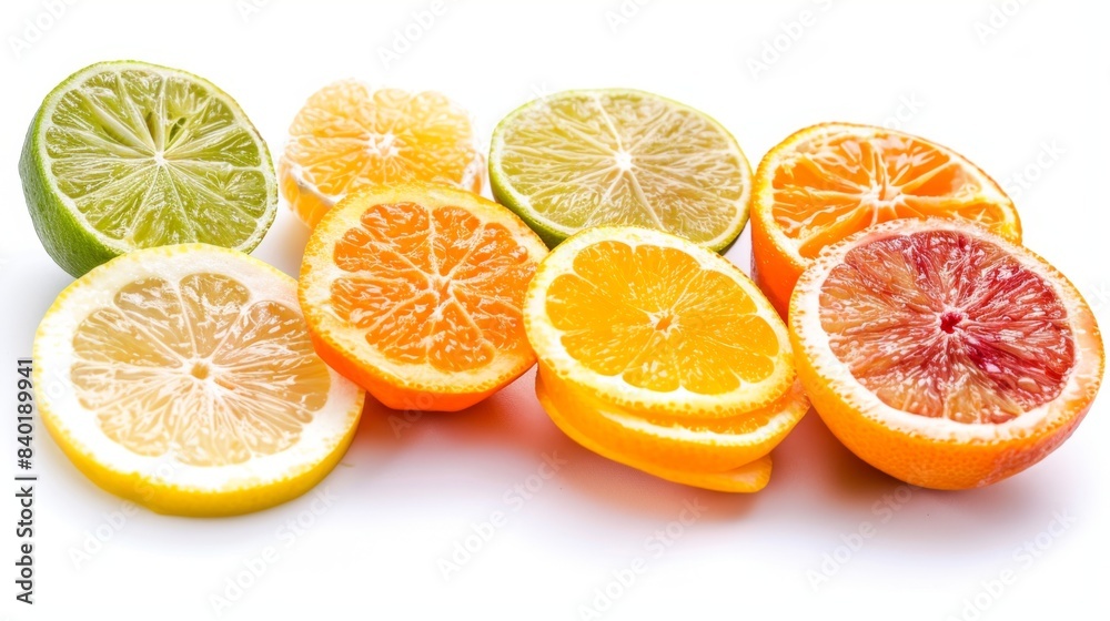 citrus zests Isolated on white backgroud citrus zests Isolated on white backgroud
