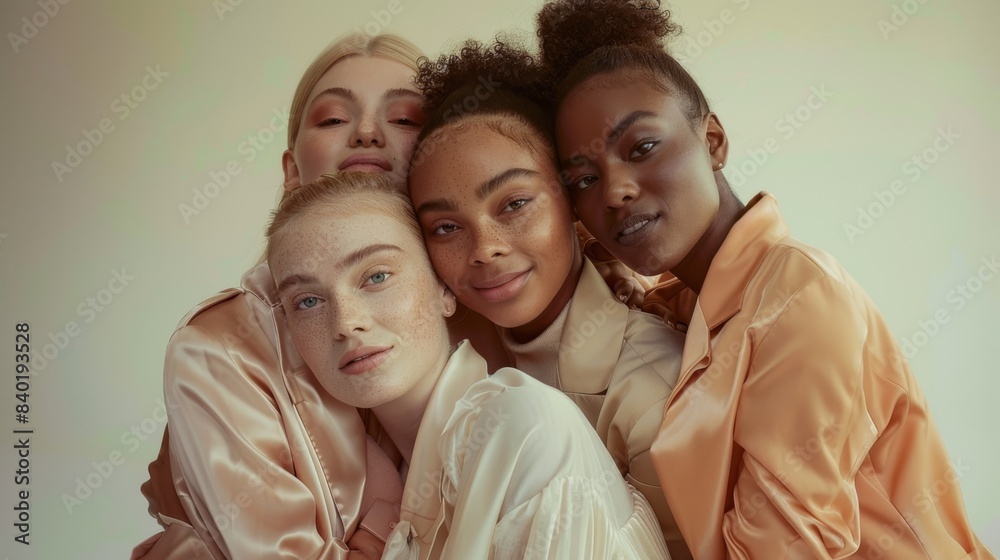 The diverse group friends The diverse group friends