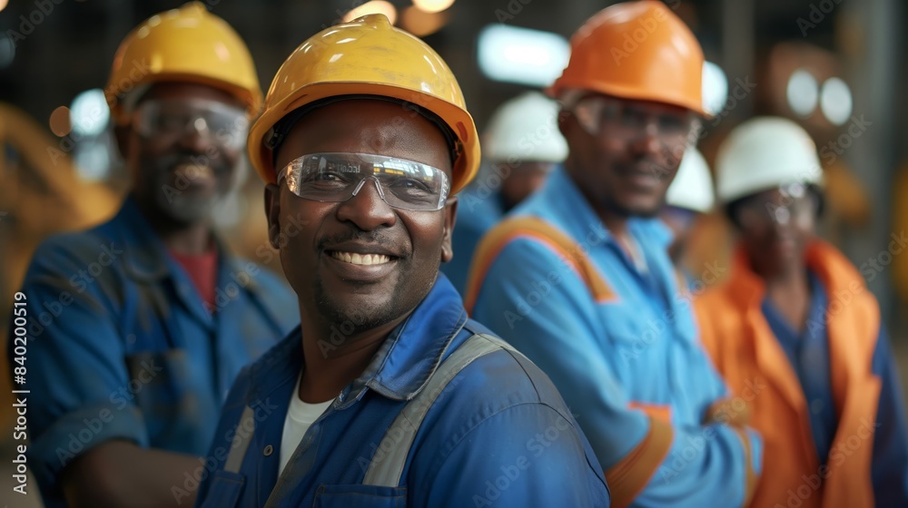 Blue Collar Worker Team