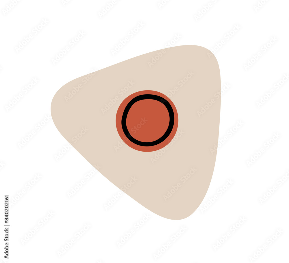 Eraser, gum tool. Soft rubber for erasing pencil marks. Kneaded accessory, gummy stationery for mistake correction and cleaning, drawing cleanup. Flat vector illustration isolated on white background