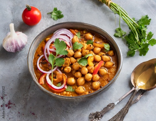 Chana Masala Curry photo