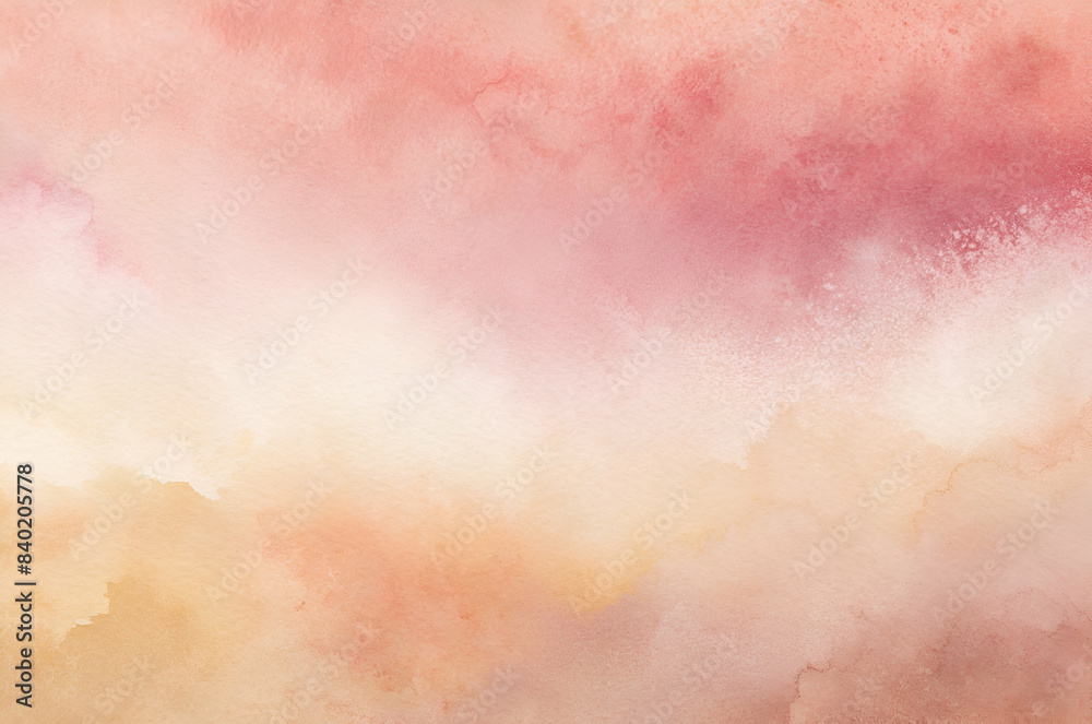 watercolor gradient background with gentle shades of dusty rose and light ivory