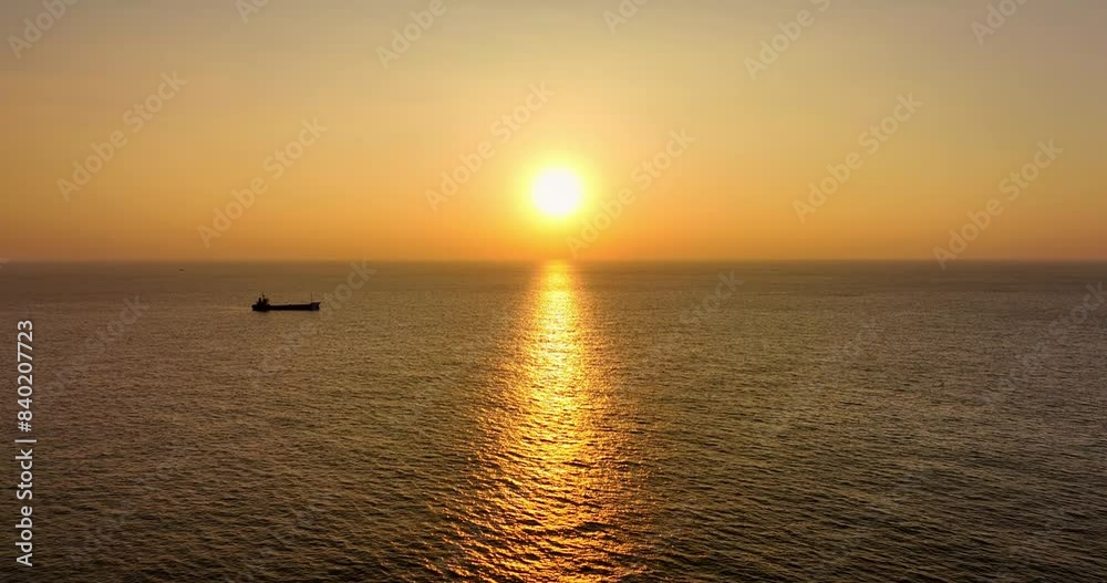 Sunset sky above sea, sunrise landscape Sunset sky above sea, sunrise landscape