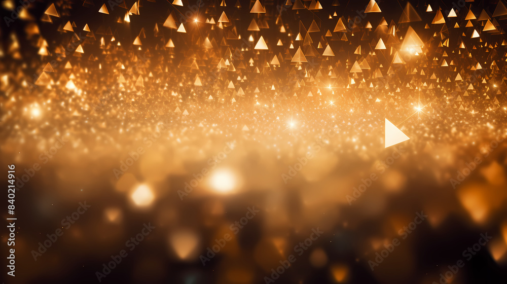 Fototapeta premium Gold geometric pattern