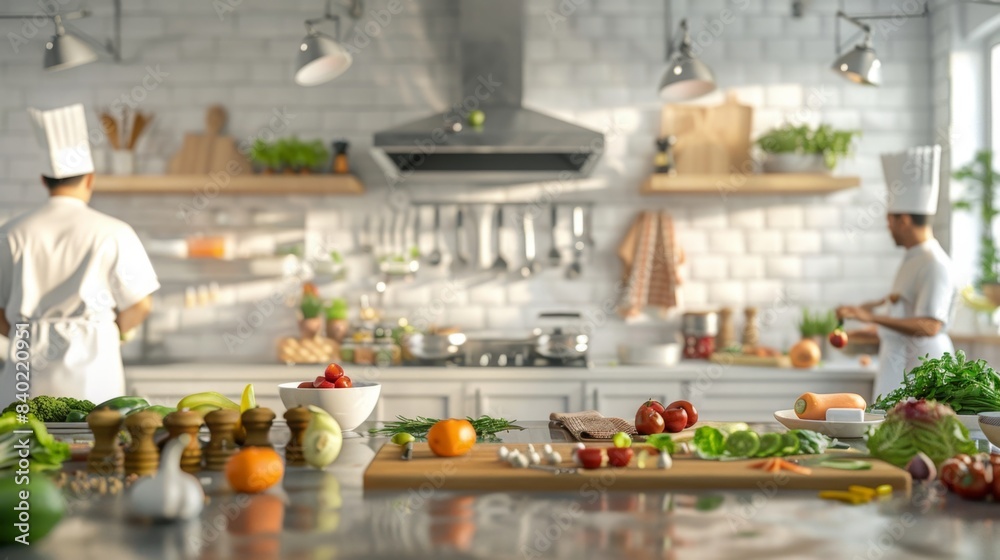 Mastering the Art of Gourmet Cooking A Kitchen Classroom with Chef's Hats Chopping Boards and Business Cards for Culinary Creativity Mastering the Art of Gourmet Cooking A Kitchen Classroom with Chef's Hats Chopping Boards and Business Cards for Culinary Creativity