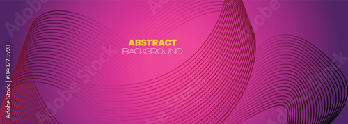 Abstract pink, purple, and violet gradient wave line web background. Orange, red smooth element swoosh speed wave modern stream background for banner, wallpaper, brochure, booklet vector illustration