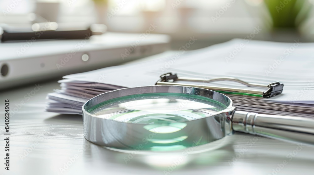 The Magnifying Glass on Documents The Magnifying Glass on Documents