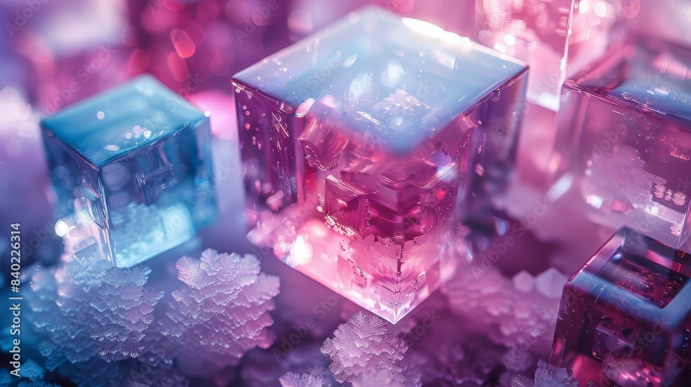 Abstract background of cube blocks wall stacking design for cubic wallpaper background 3d