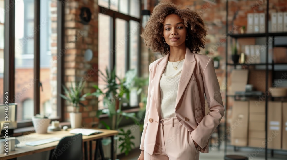 Fototapeta premium The confident businesswoman