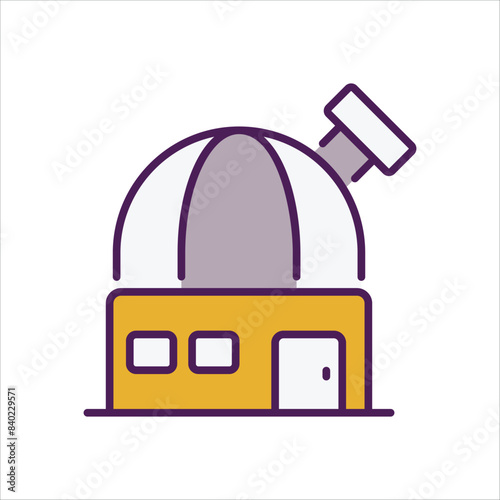 Observatory vector icon