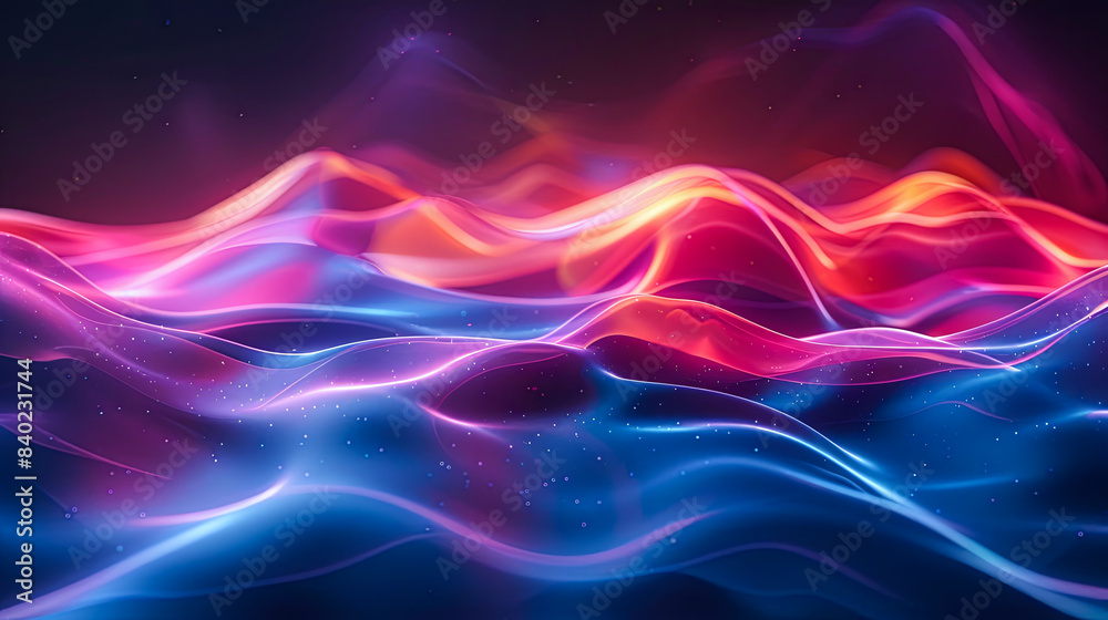 Abstract, Colorful, Wavy, Background, With, Neon, Lights, And, Bokeh, Digital, Art, Wallpaper, Banner, Header, Website, Design, Template, Futuristic, Technology, Concept, Illustration, 3D, Rendering Abstract, Colorful, Wavy, Background, With, Neon, Lights, And, Bokeh, Digital, Art, Wallpaper, Banner, Header, Website, Design, Template, Futuristic, Technology, Concept, Illustration, 3D, Rendering