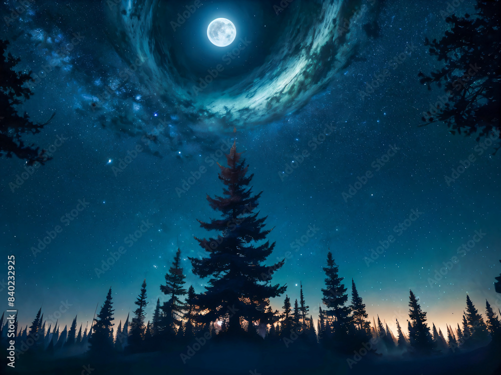 Fototapeta premium night sky with stars