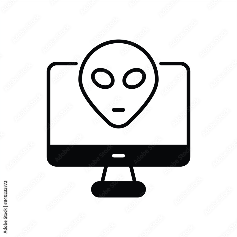 Alien vector icon Alien vector icon