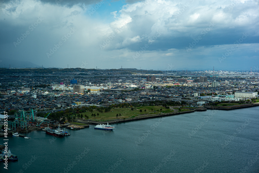 Fototapeta premium Townscape along the canal
