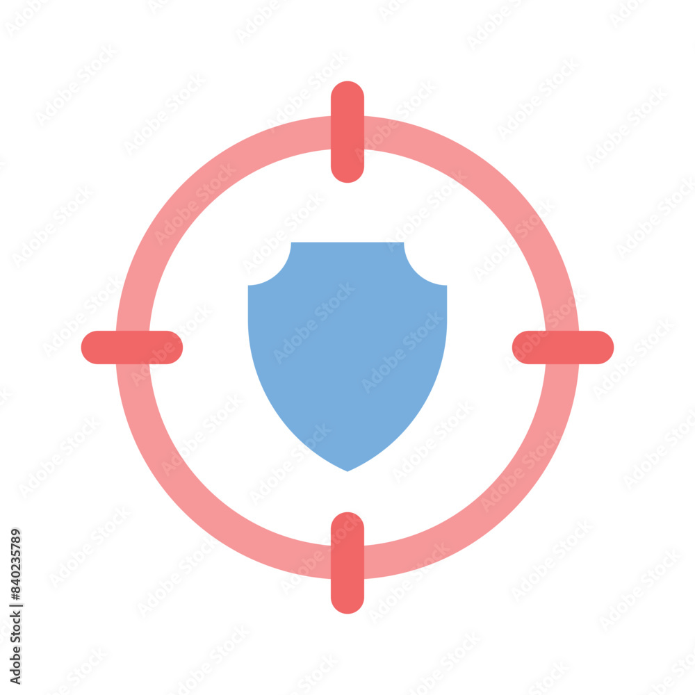 Download this amazing icon of security target, trendy vector design Download this amazing icon of security target, trendy vector design