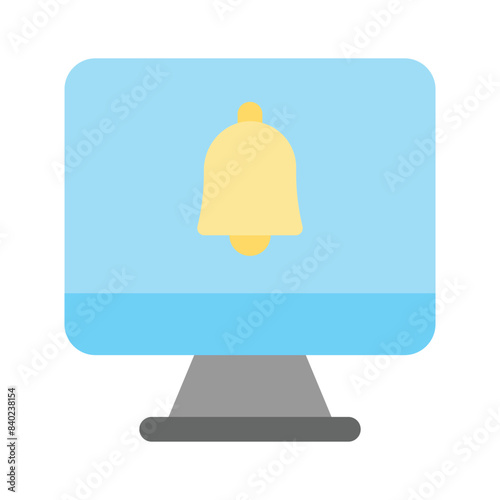 Get this creative and unique icon of computer notification