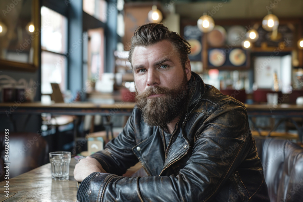 Modern Viking Man Portrait with Beard, Modern days Viking, A way of life, call of the wild, A new kind of beauty. Modern Viking Man Portrait with Beard, Modern days Viking, A way of life, call of the wild, A new kind of beauty.