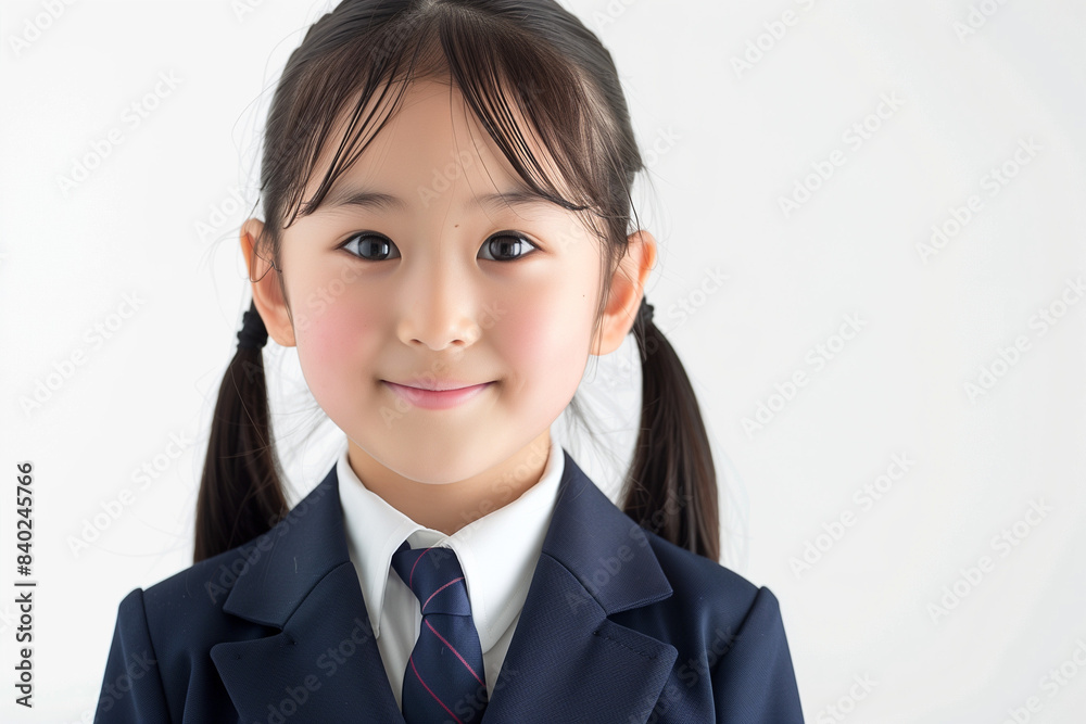 Young Japanese Girl in School Uniform Smiling
Young Japanese Girl in School Uniform Smiling
