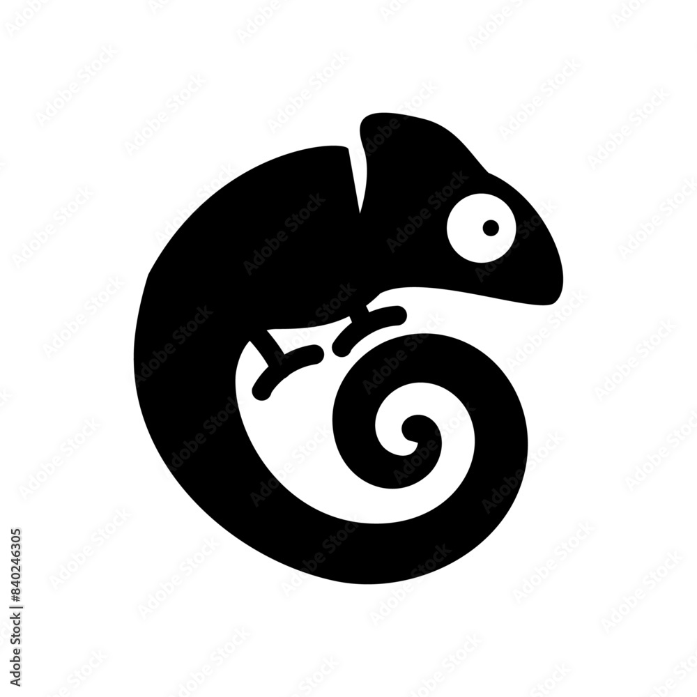 Chameleon logo icon design vector illustration Chameleon logo icon design vector illustration