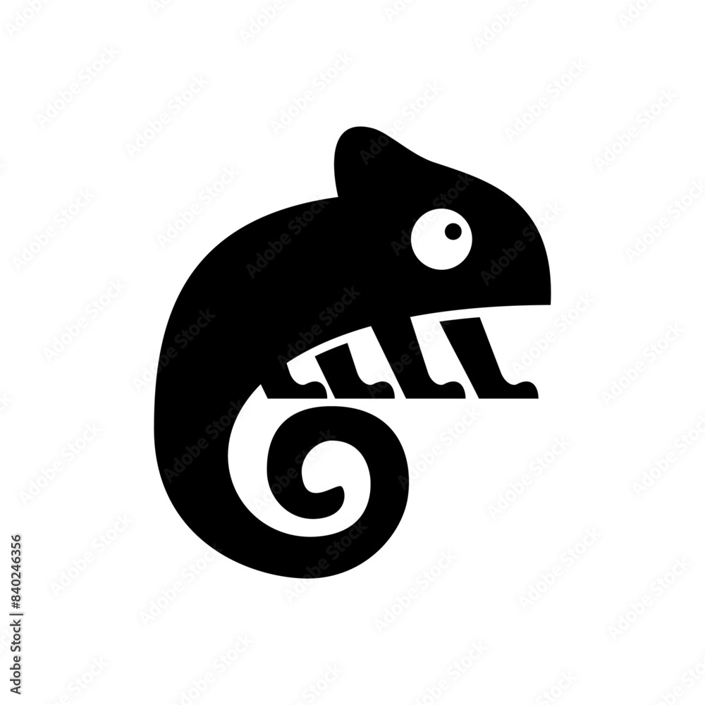 Chameleon logo icon design vector illustration Chameleon logo icon design vector illustration