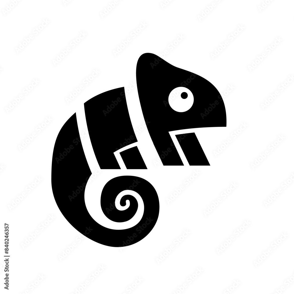 Chameleon logo icon design vector illustration Chameleon logo icon design vector illustration