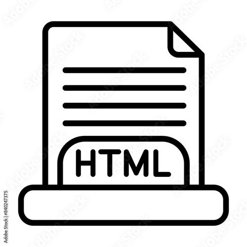HTML Icon photo