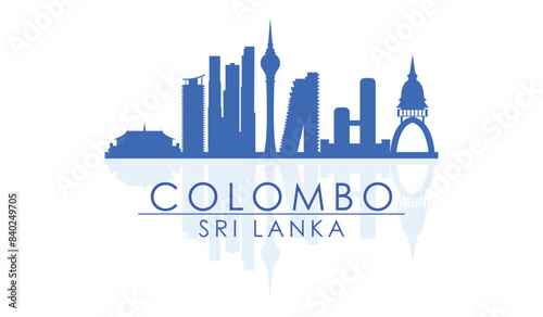 Colombo city Sri Lanka. Beautiful Colombo city vector design. Sri Lanka Colombo. EPS10