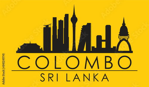 Colombo city Sri Lanka. Beautiful Colombo city vector design. Sri Lanka Colombo. EPS10