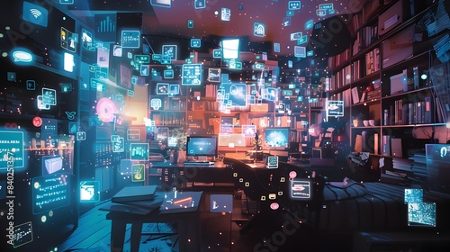 Wallpaper Mural  a reality where every object is a node in the Internet of Things. Torontodigital.ca